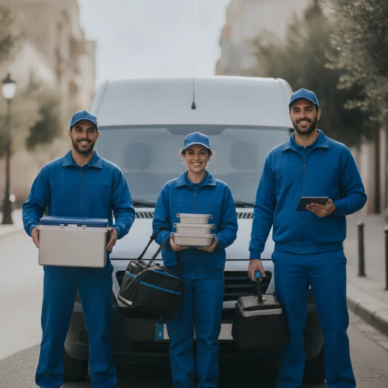 Entrega de Comidas equipo en Salamanca